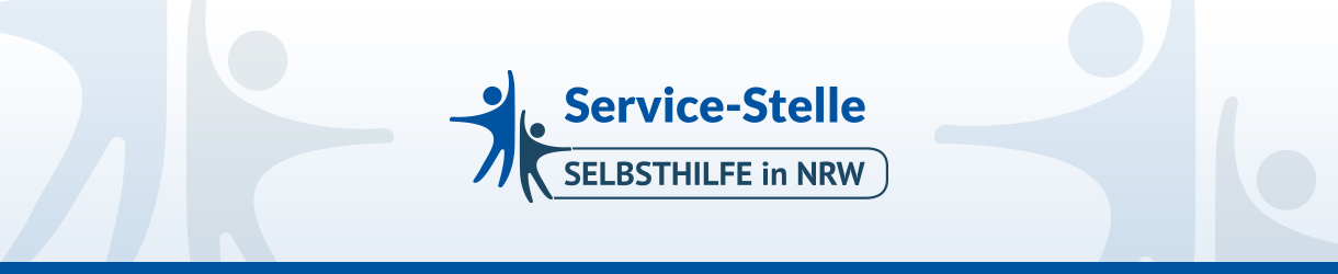 Logo der Service-Stelle Projektförderung für Landesorganisationen der Selbsthilfe in NRW.