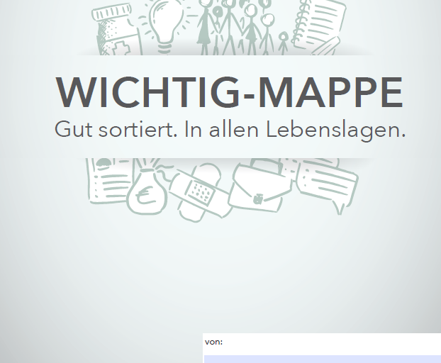 Titelbild zur Wichtig-Mappe